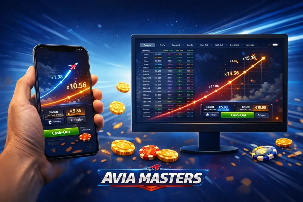 Avia masters Mobile Version vs. Desktop-Version